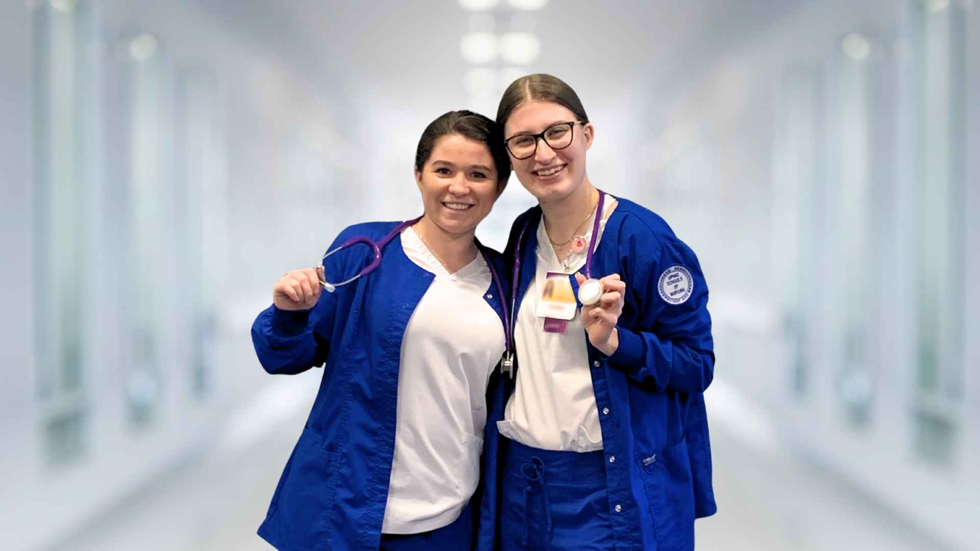 Students with Stethoscopes