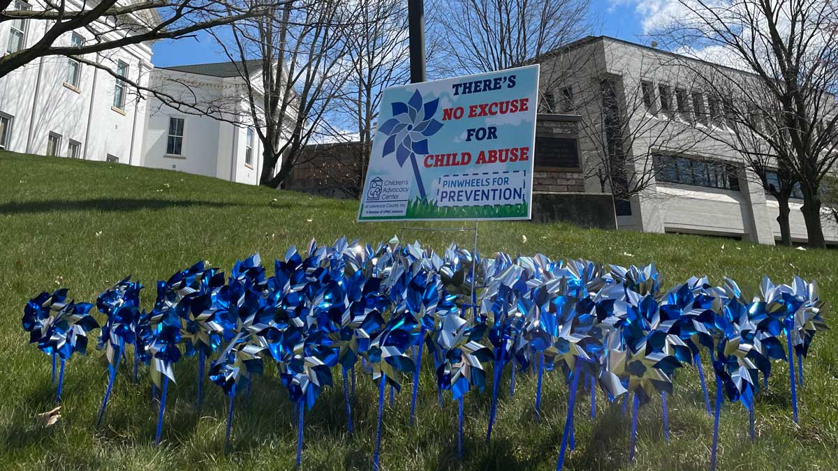 Pinwheel Garden for Child Abuse Prevention